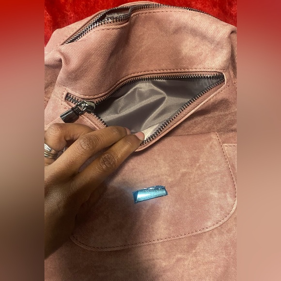 Pink Canvas Backpack - Picture 4 of 11